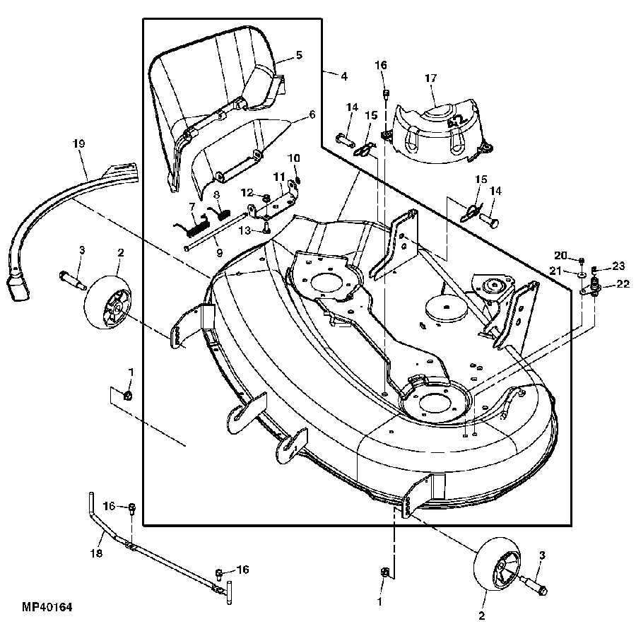 Unveiling The Intricate Parts Of The John Deere X300 Deck A Visual